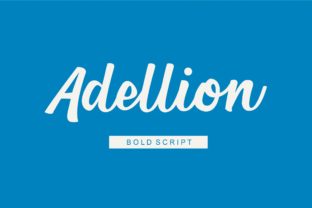 Adellion: A Bold Script Font for Your Brand