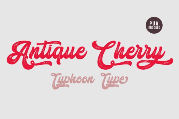 Antique Cherry: A Vintage Script Font for Editorial Design