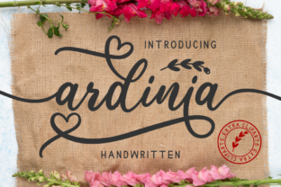 Ardinia: A Modern Handwritten Font for Makers