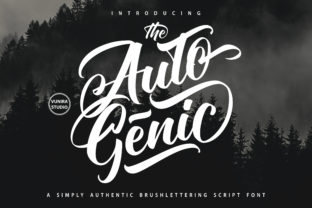 Autogenic: A Bold Script Font for Modern Web Design