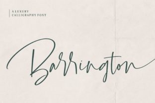 Barrington: A Sophisticated Script Font for Small Business
