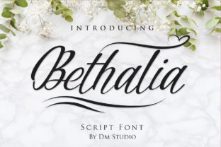 Bethalia: A Delicate Script Font for Makers