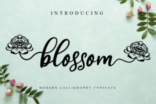 Blossom Script Font for Campaign Design