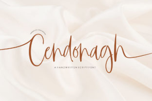 Cendonagh: A Sweet Script Font for Editorial Design