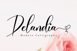 Delandia: A Premium Script Font for Editorial Elegance