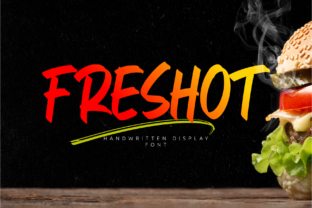 FresHot: A Bold Script Font for Modern Editorial Design
