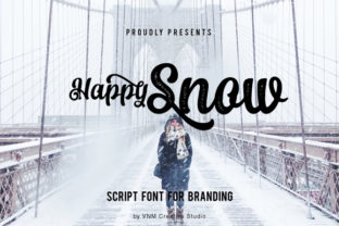 Happy Snow: A Playful Script Font for Branding