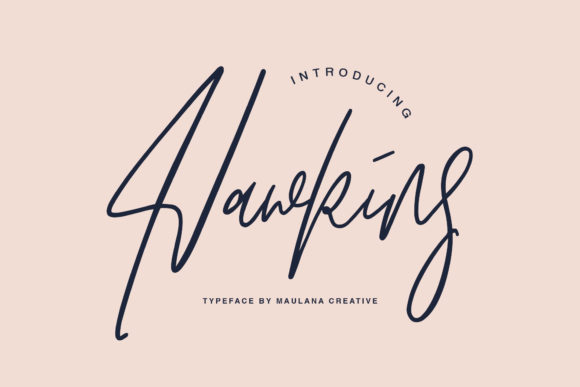 Hawkins: The Handcrafted Font for Makers