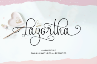 Lazortha: A Modern Handwritten Font for Web Design