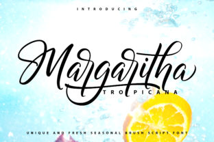 Margaritha Tropicana: A Bold Script Font for Campaigns