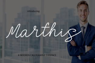Marthis: A Modern Handwritten Font for Web Design
