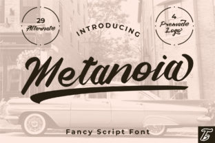 Metanoia: A Bold Script Font for Editorial Design