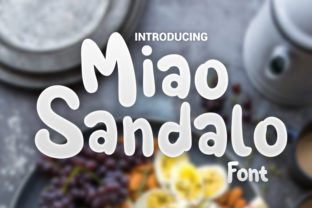 Miao Sandalo: A Sweet Handmade Font for Your Brand