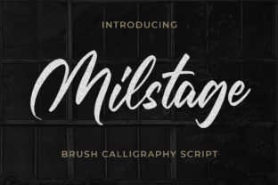 Milstage: The Script Font for Scroll-Stopping Campaigns