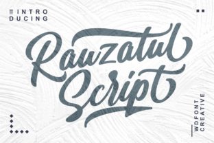 Rauzatul: A Premium Script Font for Campaigns