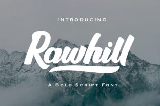 Rawhill: A Bold Script Font for Web Design