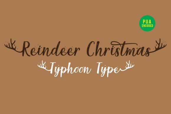 Reindeer Christmas: A Festive Script Font for Editorial Design
