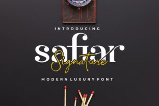 Safiar: A Bold Script Font for Makers
