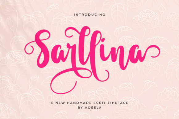 Sarllina: The Bold Script Font for Campaigns
