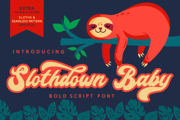 Slothdown Baby: A Friendly Script Font for Editorial Design