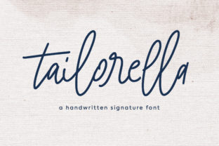 Tailorella: The Perfect Handwritten Font for Makers