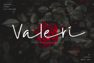 Valeri: A Modern Script Font for Polished Branding