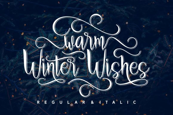 Warm Winter Wishes: A Cozy Font for Your Brand